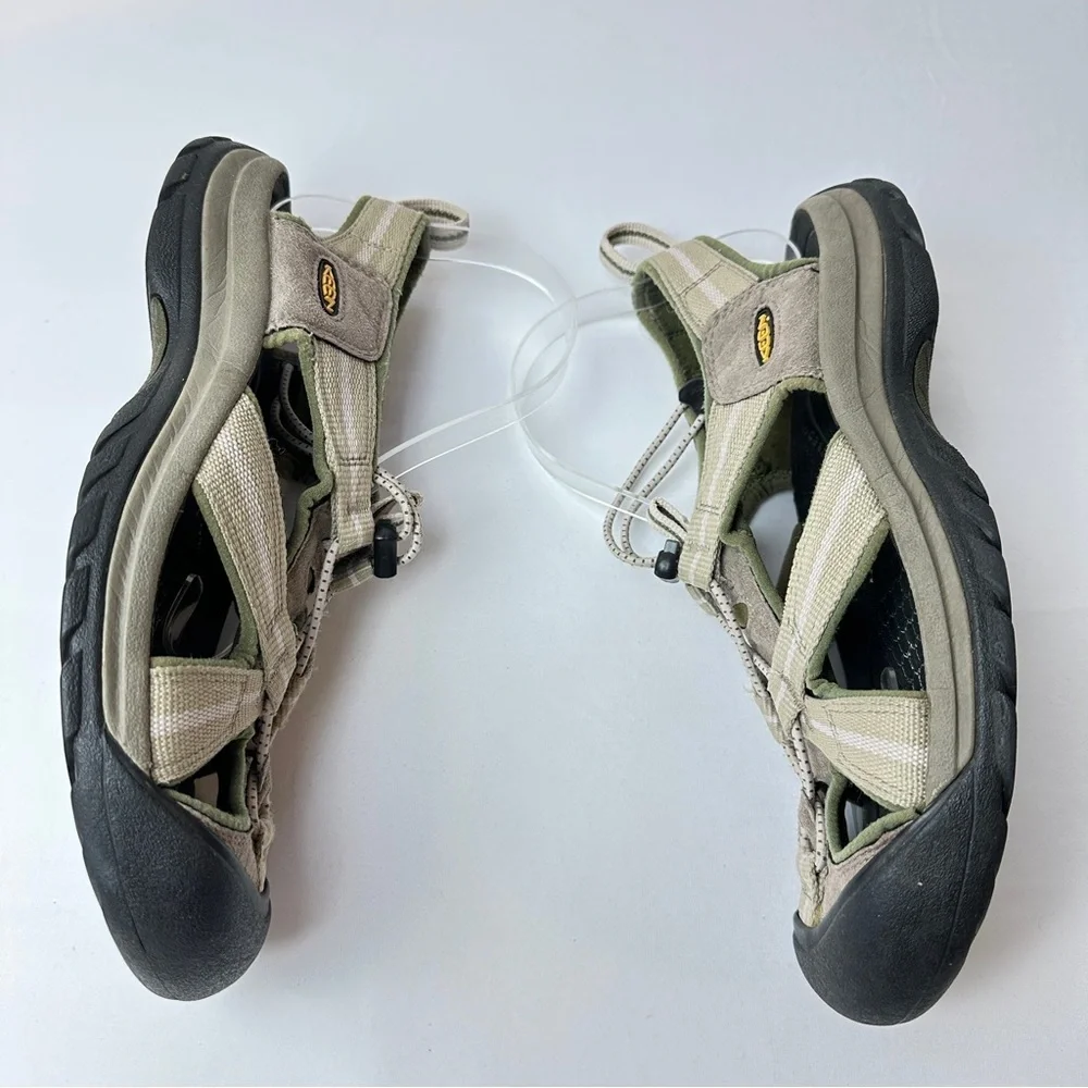 Keen‎ Hybrid Hiking  Sandals in Olive and Beige.